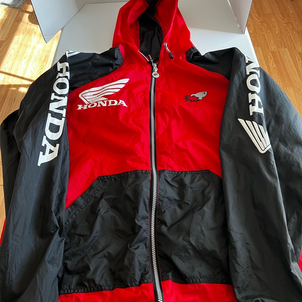 Joe Rocket Honda Red and Black Windbreaker